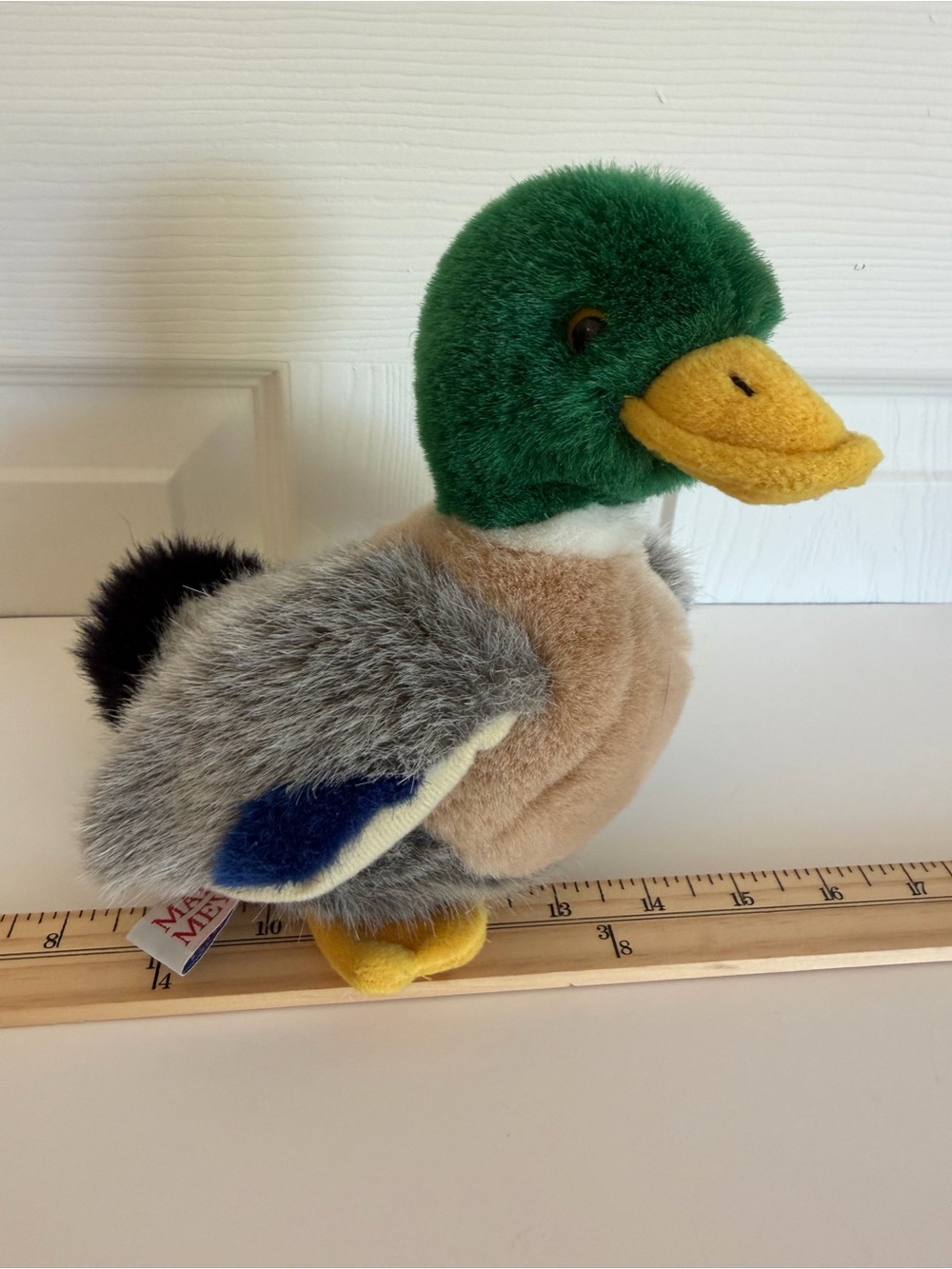 Mary Meyer vintage 1992 Ballard the Mallard Drake Duck plush
